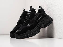 Кросівки Balenciaga Triple S Full Black Balenciaga All Black чорні жіночі чоловічі