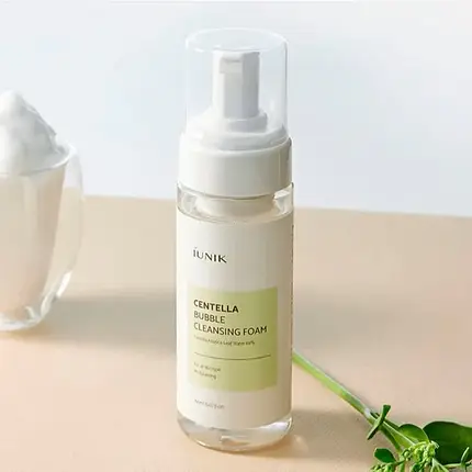 М'яка очищуюча пінка з центеллою IUNIK Centella Bubble Cleansing Foam, 150 мл, фото 3
