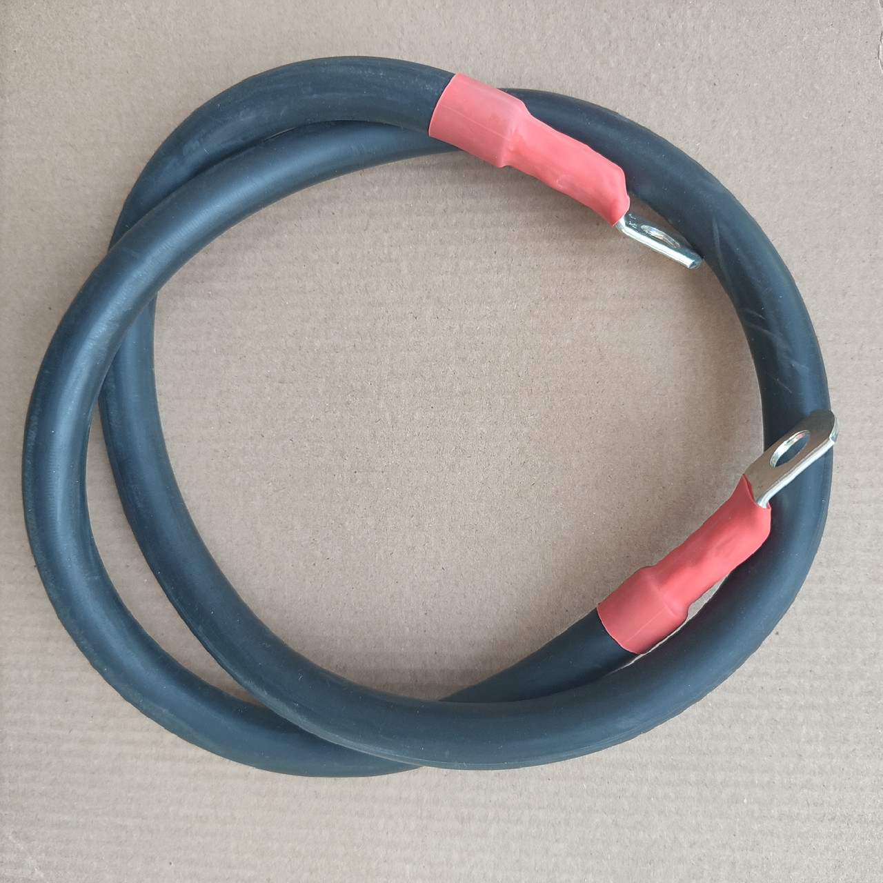 Кабельдля з'єднання АКБ 50мм2 довжина 100см , мідний провід КГ-50 з клемами під болт Ду М10 мідно-луджені