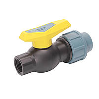 Кран кульовий ПЕ 40 мм х ЗВ 1 1/4" Ball Valve