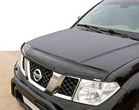 Мухобойка EuroCap на Nissan Navara 2006-2015 Дефлектор капота для Ниссан Навара