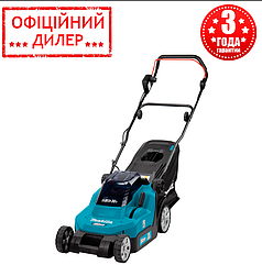 Акумуляторна професійна газонокосарка Makita DLM382CM2 (18+18 В, 380 мм, 2 АКБ+ЗУ)