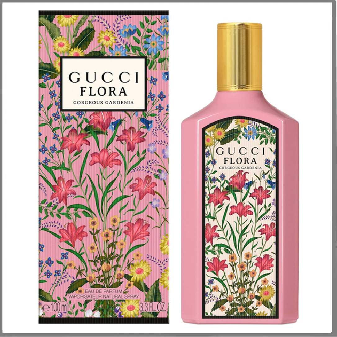 Gucci Flora Gorgeous Gardenia Eau Parfum парфумована вода 100 ml. (Гуччі Флора Горгеус Гарденія)