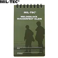 Блокнот Mil-Tec Olive Small