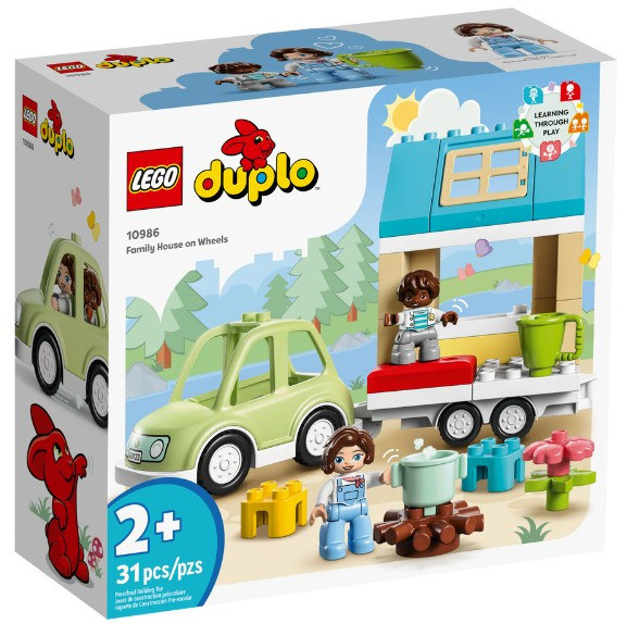 Конструктор Lego Duplo Town Сімейний будинок на колесах 31 деталь 10986