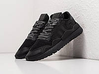 Adidas Nite Jogger Core Black мужские черные кроссовки (art fv1277)