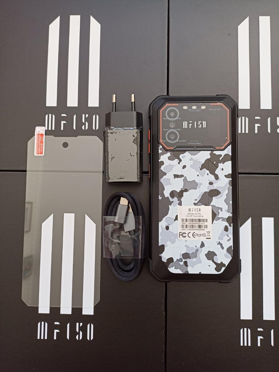 Смартфон Oukitel F150 B1 Pro Arctic White 6\128gb 10000mAh 48MP+Night Vision:20MP Global