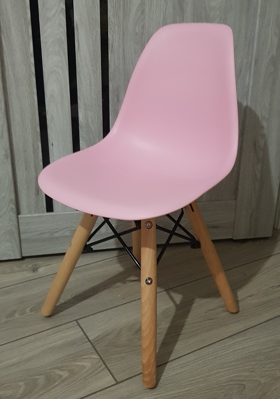 Дитячий стілець Kids Nik Eames DSW рожевий 61