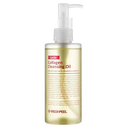 Гідрофільна олія з лактобактеріями Medi-Peel Red Lacto Collagen Cleansing Oil, 200 мл, фото 1