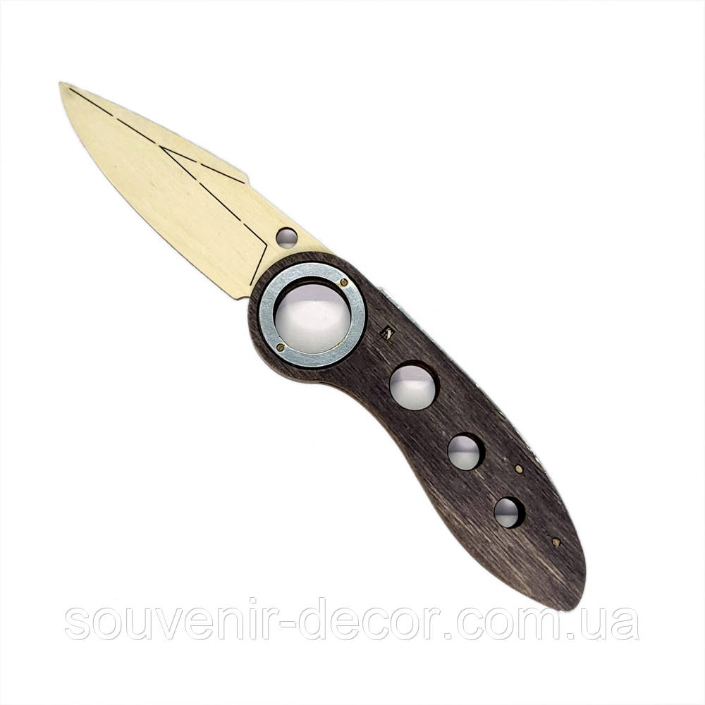 Дерев'яний дитячий ніж Фліп SHADOW з STANDOFF 2, іграшкова зброя, фото 1