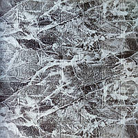 Декоративные 3Д-панели ПВХ Черный Мрамор 700*770*3мм мягкие панели ПВХ на клеевой основе серый камень (61-3мм)