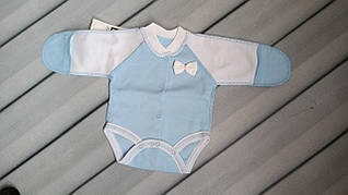 Боді для недоношеної дитини 46, Блакитний, 46