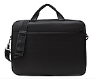 Сумка для ноутбука 15.6" Чорний 30х7х41 см Тканинна сумка для ноутбука Чорна сумка для ноутбука для чоловіків, фото 2