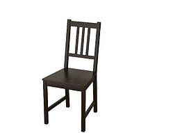 STEFAN  Кухонний стілець коричнево-чорне 002.110.88