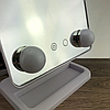 Дзеркало сенсорне з LED підсвічуванням для макіяжу Cosmetie Mirror 360 Rotation Angel, фото 4