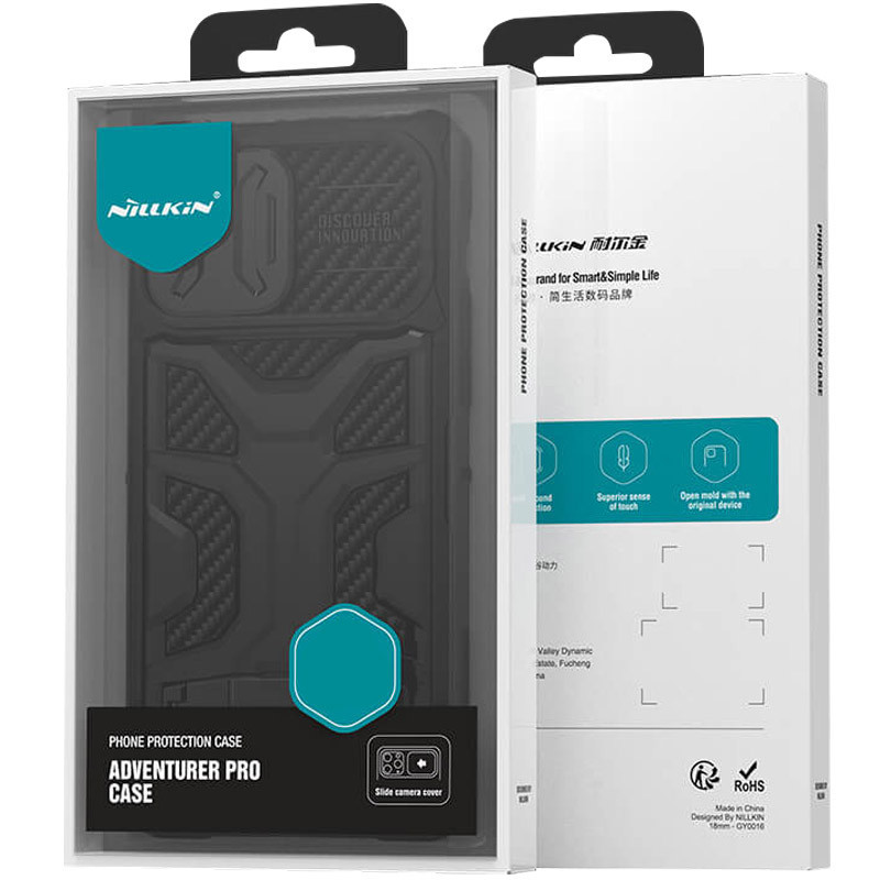 TPU+PC чехол Nillkin CamShield Adventurer Pro (шторка на камеру) для Apple iPhone 14 Pro Max (6.7") - фото 6 - id-p1724457611