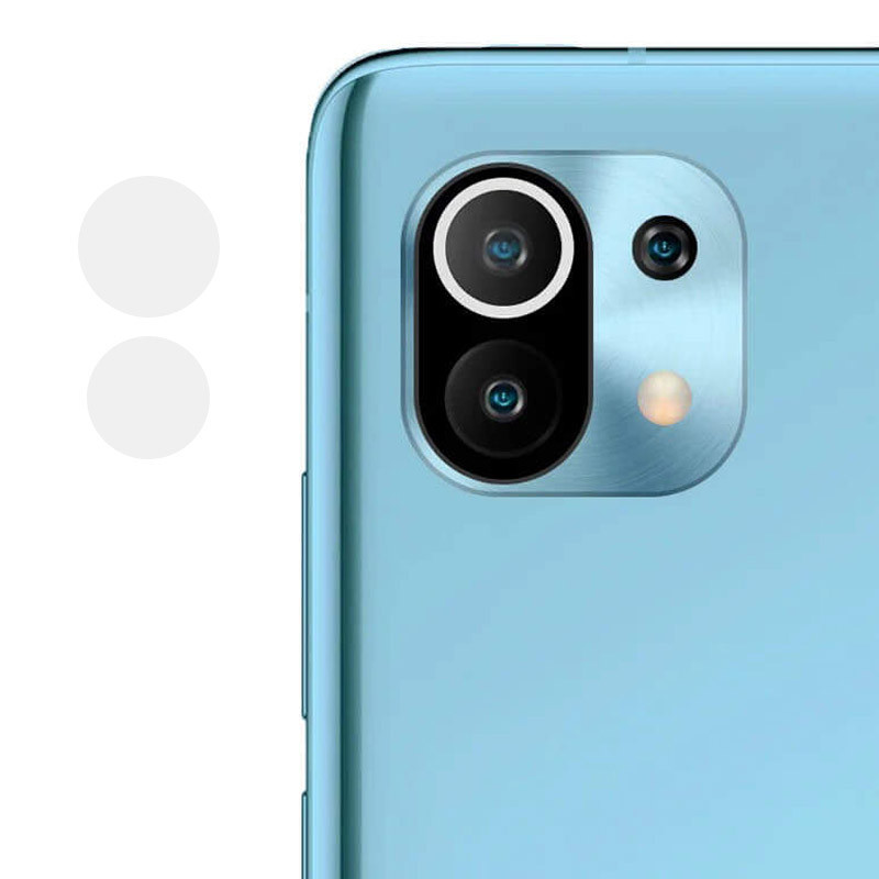 Гибкое защитное стекло 0.18mm на камеру (тех.пак) для Xiaomi Mi 11 - фото 1 - id-p1471731059