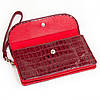 Жіночий гаманець-клатч Karya 1121-08 шкіряний червоний, фото 6