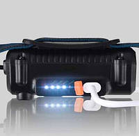 Ліхтар налобний BL-W690-LTS+SMD, Motion Sensor, Li-Ion акум., zoom, ЗП Type-C, фото 9