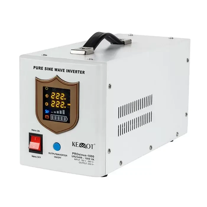 Гібридний ДБЖ/Інвертор Kemot PROsinus-1000 12V 230V 1000VA/700W (URZ3406)