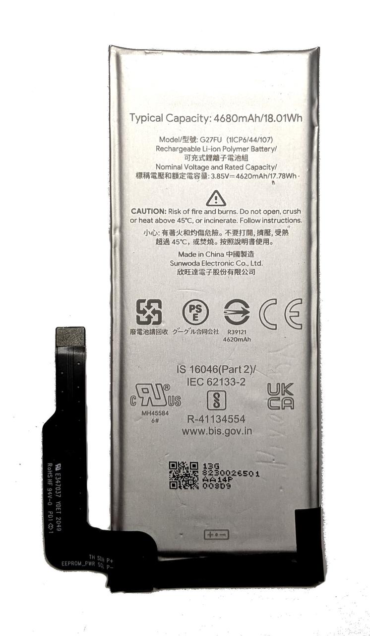 Акумулятор G27FU для Google Pixel 5a 5G (4680 mAh), фото 1