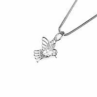 Срібний кулон Колібрі