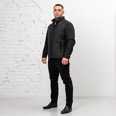 Демісезонна чоловіча куртка від виробника 52-62 чорний