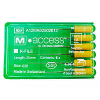 K-FILE M-ACCESS 25мм №20 К файлы ручной файл Dentsply Mailefer