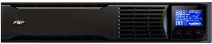 FSP Джерело безперебійного живлення Champ 3K RM, 3000VA/2700W, RT2U, LCD, USB, 6xС13, фото 1