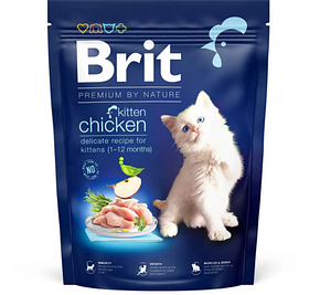Сухий корм для кошенят Brit Premium by Nature Cat Kitten 1,5 кг курка)