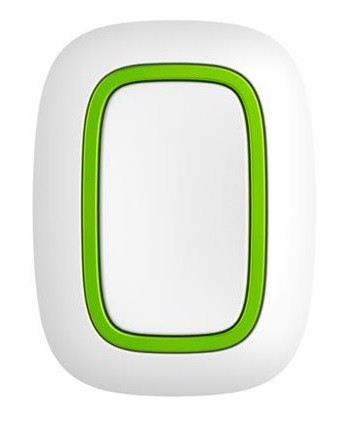 Бездротова тривожна кнопка Ajax Button, jeweller, бездротовий, білий (10315.26.WH1), фото 1