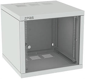 ZPAS Шафа 19", 18U, Z-BOX, з змінними бічними стінками, 600х600 мм, максимально 100кг, сіра