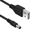 Кабель живлення USB 5V DC 5.5mm 80 см