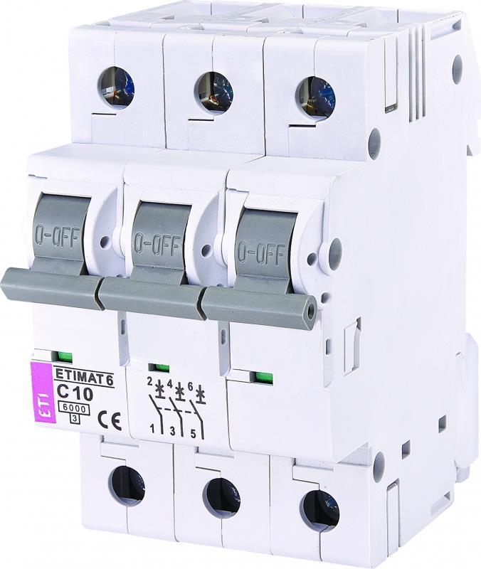 ETI ETIMAT 6 3p C 10А (6 kA)