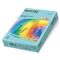 Папір кольоровий A4 160г/м Pastell 250арк MB30 Medium Blue блакитний Maestro Color