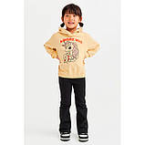 Укорочена толстовка худі H&M на дівчинку р.110/116 - 4-6 років, з капюшоном, єдиноріг, фото 2