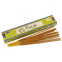 Індійські натуральні палички з пилку Tulsi Incense Satya 1 шт.