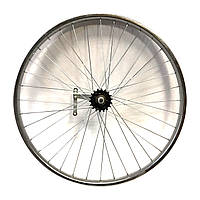 Колесо заднє на черв'ячній втулці 26" сталевий обід ORG