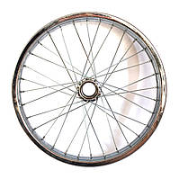 Колесо заднє під втулку з ножним гальмом 18" сталевий нікельований обід ORG