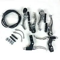 Комплект гальм V-Brake MTB з ручками ORG