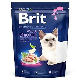 Сухий корм для котів Brit Premium by Nature Cat Adult Chicken 300 г (курка)