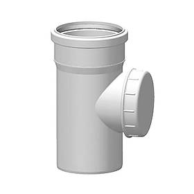 Ревізія каналізаційна Rehau Raupiano Plus, 50мм, поліпропілен, білий