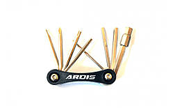 МУЛЬТИТУЛ ARDIS KL-9833C, 9 ЕЛЕМЕНТІВ, для ремонту велосипеда (Чорний) ORG