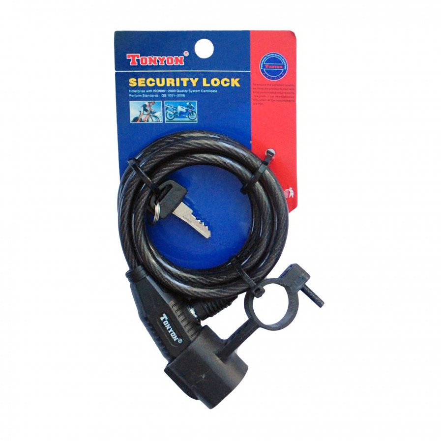 Замок Tonyon TY520 8 x 1000 мм ключ ORG, фото 1