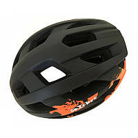 Шолом з козирком дорослий Calibri FSK-Y53 L (58-61) Чорно-жовтогарячий ORG