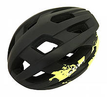 Шолом з козирком дорослий Calibri FSK-Y53 L (58-61) Чорно-зелений ORG