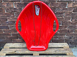Санки-льодянка/пластикові санки/Малюшка мала, одномісна "Prosperplast", червона ORG