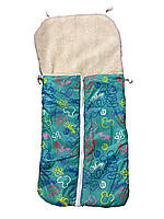 Конверт/чохол для санок, зі штучної овчини, на змійці Мікі Маус ORG