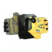 Рукавиці велосипедні дитячі відкриті Benotto LCL-K65111 (Yellow) XS ORG