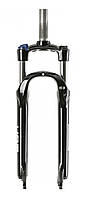 Вилка SR Suntour 27,5 XCT HLO Disk 1-1/8"х255 мм, хід вилки 100 мм, під дискові гальма, чорна ORG